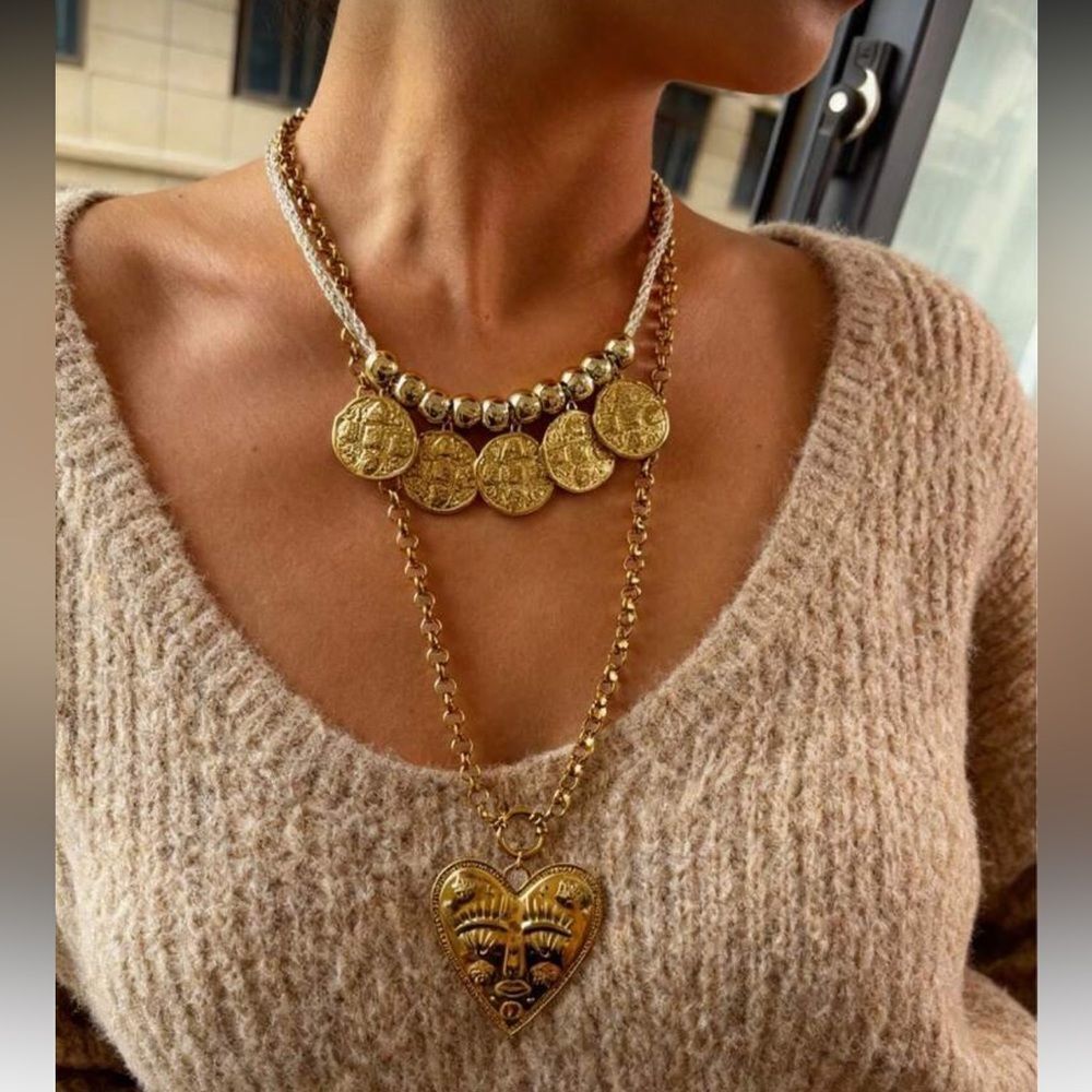 Heart Pendant Necklace Q1002